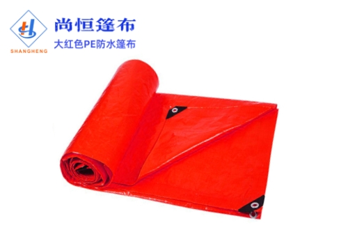6×7米克重90g大紅色篷布規(guī)格尺寸參數